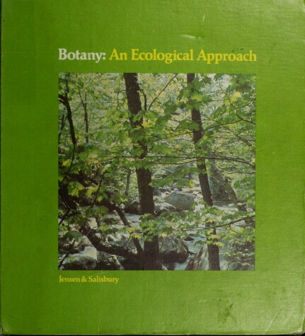 Book cover for Botany an Ecological Approach