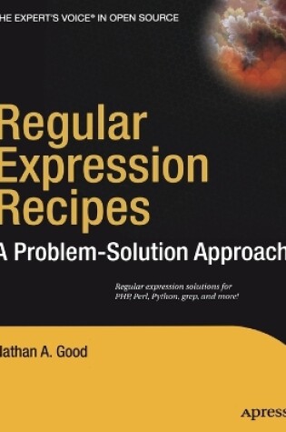 Cover of Regular Expression Recipes