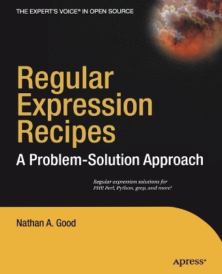 Book cover for Regular Expression Recipes