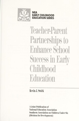 Book cover for Teacher-Parent Partnerships to Enhance School Success in Early Childhood Education