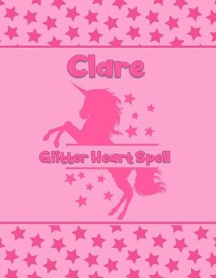 Book cover for Clare Glitter Heart Spell