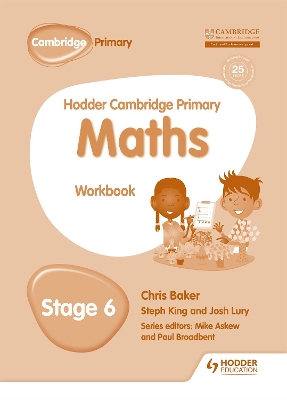 Cover of Hodder Cambridge Primary Maths Workbook 6