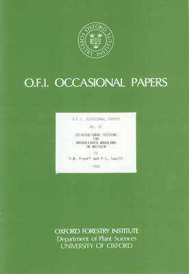 Cover of Silvicultural Systems for Broadleaved Woodland in Britain