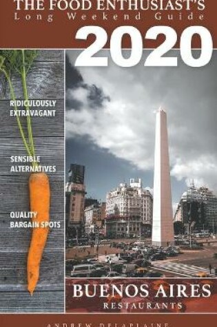 Cover of 2020 Buenos Aires Restaurants