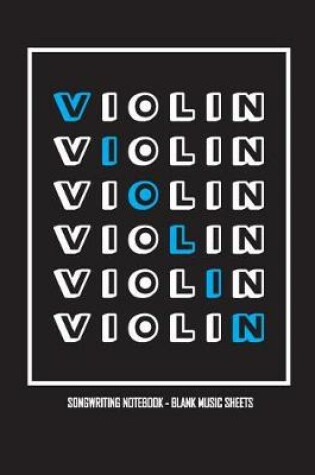 Cover of Violin Songwriting Notebook