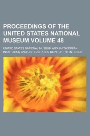 Cover of Proceedings of the United States National Museum Volume 48
