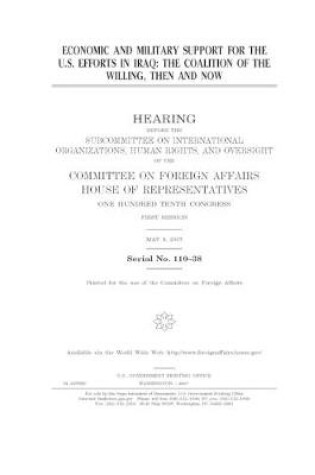 Cover of Economic and military support for the U.S. efforts in Iraq