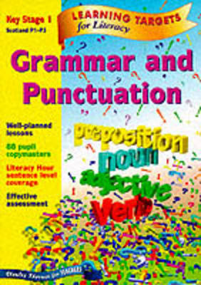 Book cover for Learning Targets - Grammar and Punctuation Key Stage 1 Scotland P1-P3