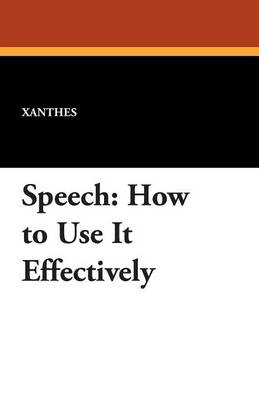 Book cover for Speech