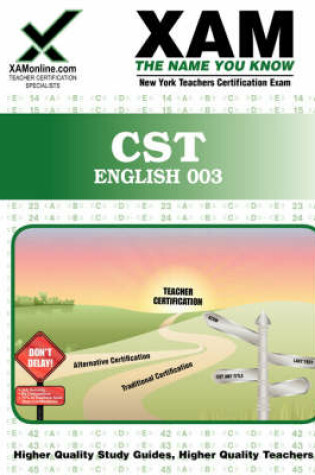 Cover of NYSTCE CST English 003