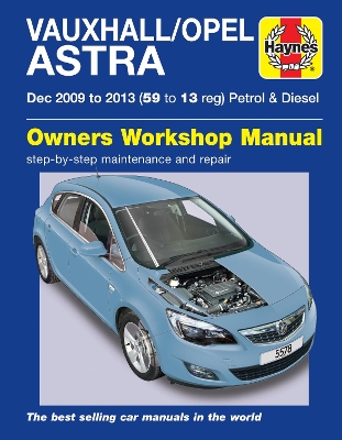 Book cover for Vauxhall/Opel Astra (Dec 09 - 13) 59 to 13