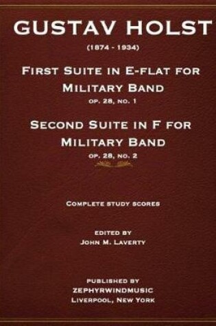 Cover of Holst First Suite in E-flat and Second Suite in F Study Scores