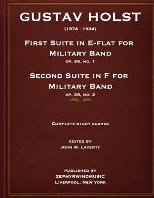 Cover of Holst First Suite in E-flat and Second Suite in F Study Scores