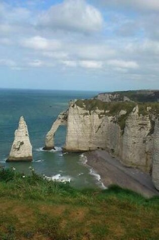 Cover of Drone View of the Arch and the Aiguille, Cliffs Etretat in Normandy, France