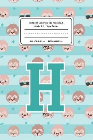 Cover of Primary Composition Notebook Grades K-2 Story Journal H