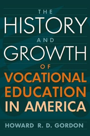 Cover of History Vocational Education America
