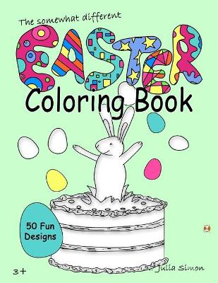 Book cover for The somewhat different Easter coloring book