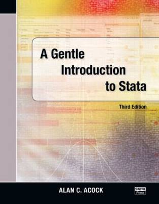 Book cover for A Gentle Introduction to Stata, Third Edition