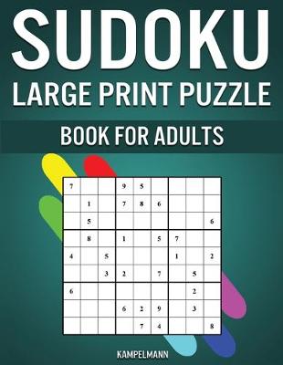 Book cover for Sudoku Large Print Puzzle Book for Adults