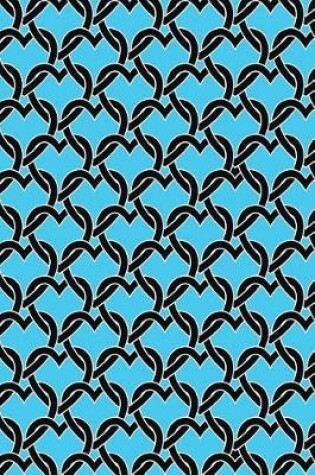 Cover of Journal Notebook Chained Hearts Pattern 11
