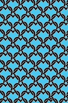 Cover of Journal Notebook Chained Hearts Pattern 11