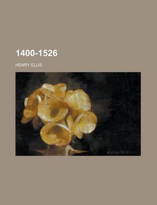 Book cover for 1400-1526