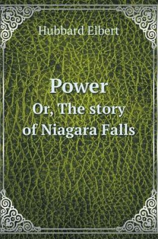 Cover of Power Or, The story of Niagara Falls