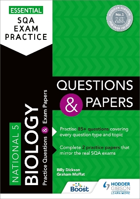 Book cover for Essential SQA Exam Practice: National 5 Biology Questions and Papers