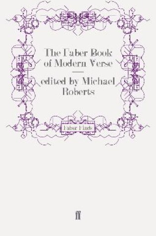 Cover of The Faber Book of Modern Verse
