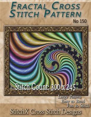 Book cover for Fractal Cross Stitch Pattern No. 150