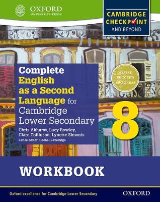 Book cover for Complete English as a Second Language for Cambridge Lower Secondary Workbook 8