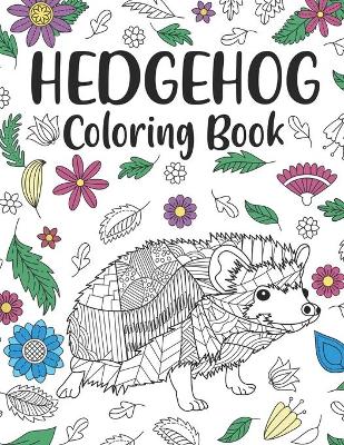 Book cover for Hedgehog Coloring Book