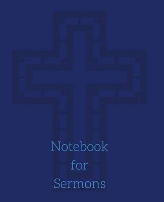 Book cover for Notebook for Sermons (Blue)