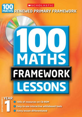 Book cover for 100 New Maths Framework Lessons for Year 1