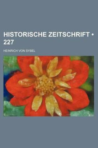 Cover of Historische Zeitschrift (227)