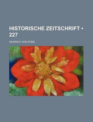 Book cover for Historische Zeitschrift (227)