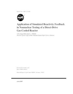 Book cover for Application of Simulated Reactivity Feedback in Nonnuclear Testing of a Direct-Drive Gas-Cooled Reactor