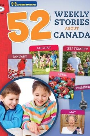 Cover of 52 Weekly Nonfiction Stories About Canada Grades 1-2