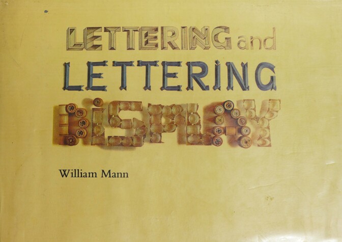 Book cover for Lettering and Lettering Display