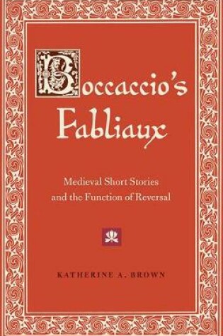 Cover of Boccaccio's Fabliaux