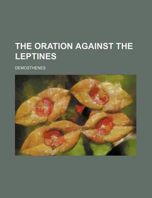Book cover for The Oration Against the Leptines