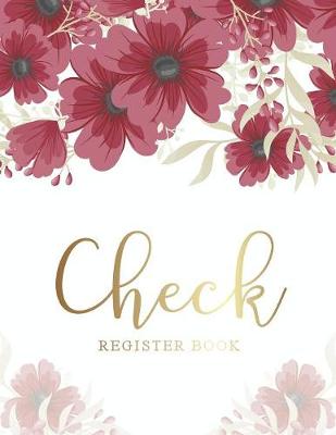 Book cover for Check Register Book