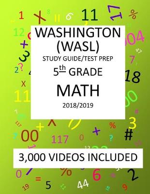 Book cover for 5th Grade WASHINGTON WASL, MATH, Test Prep