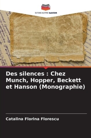 Cover of Des silences