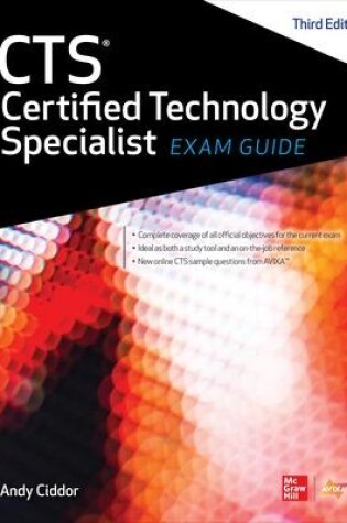 Cover of CTS Certified Technology Specialist Exam Guide, Third Edition