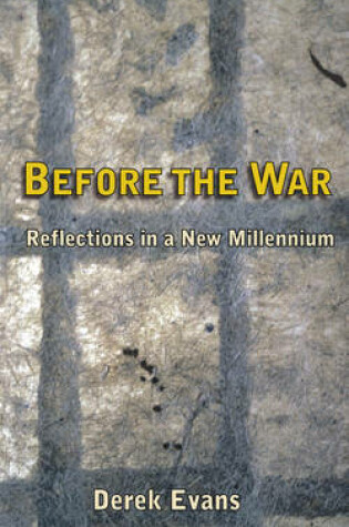 Cover of Before the War