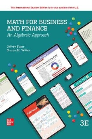 Cover of ISE MATH FOR BUSINESS AND FINANCE: AN ALGEBRAIC APPROACH