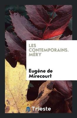 Book cover for Les Contemporains. Mery