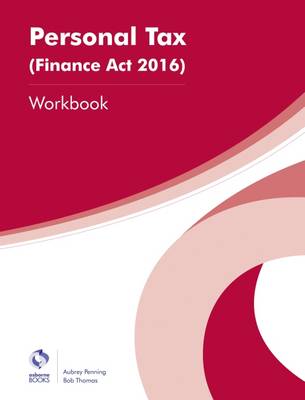 Cover of Personal Tax (Finance Act 2016) Workbook