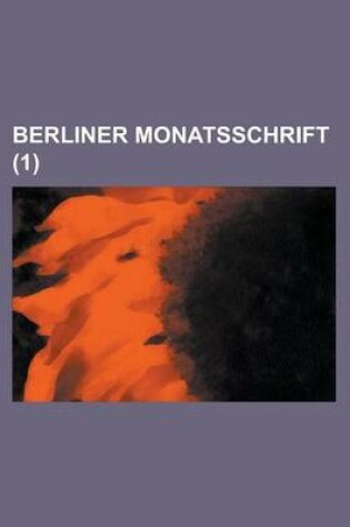 Cover of Berliner Monatsschrift (1 )